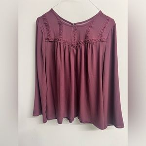 Loft Long Sleeve Blouse - Size Small